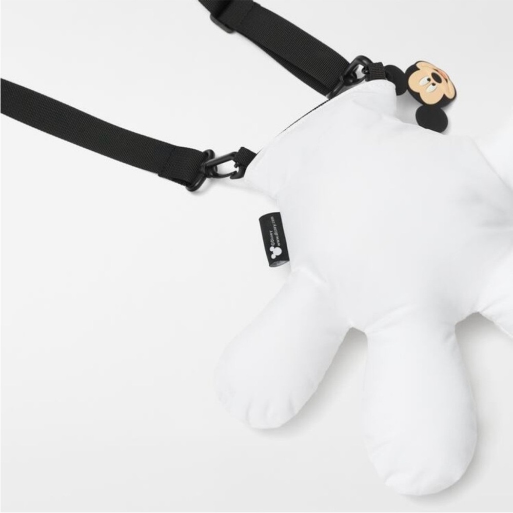 NWT Zara X Disney Mickey Mouse Glove Purse Crossbody Bag - Picture 4 of 13